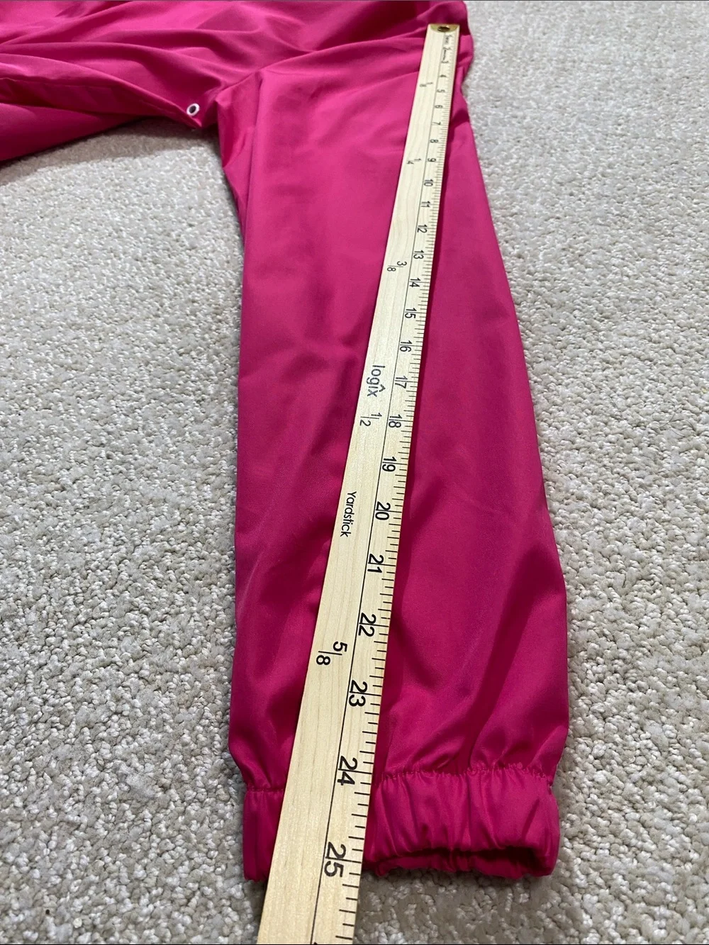 Danskin Now Hot Pink Lightweight Zip-Front Windbreaker Size Xl